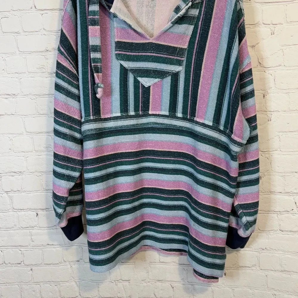 Free People Beja Stripe Hoodie size XS
